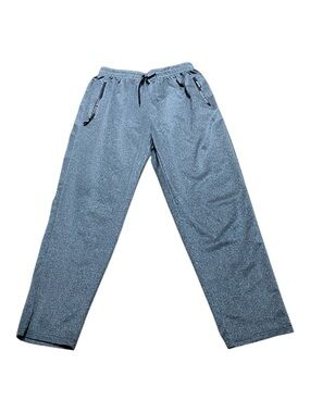 Men's Gray Elastic-Waist Jogger Pants - Comfortable Everyday Wear